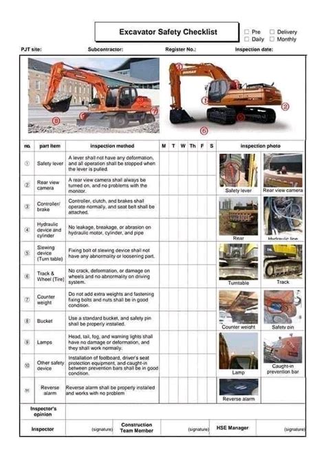 look when buying used excavator|checklist for excavators.